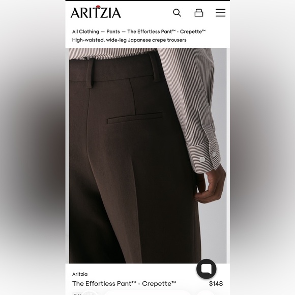 Aritzia Effortless Pants - Crepette - Picture 13 of 13